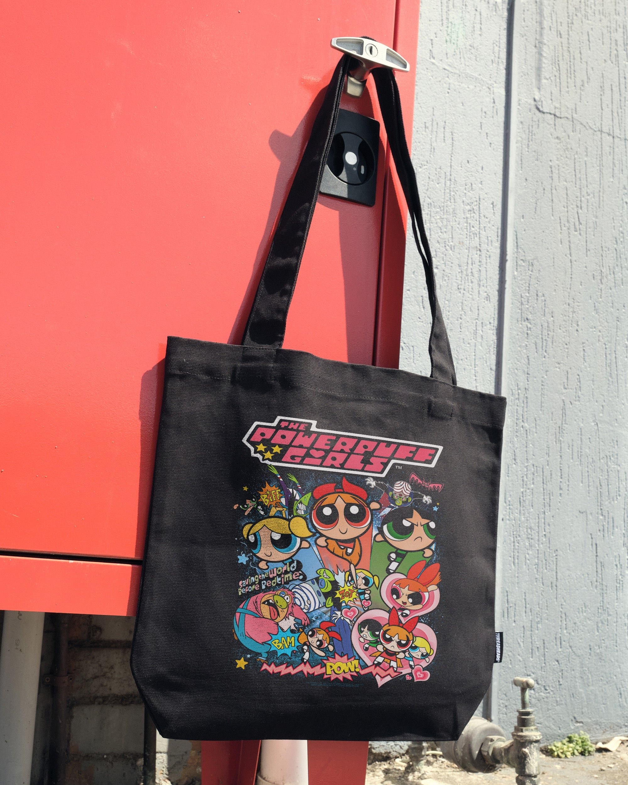 Powerpuff Girls Vintage Tote Bag - 100% Cotton Canvas Premium