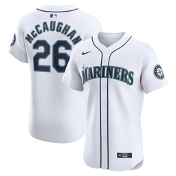 Darren McCaughan 26 Baseball team Home Elite Player Men's Jersey - White