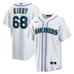 Men's Baseball team George Kirby White Home Jersey
