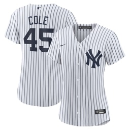 Women's Baseball team Gerrit Cole Home Player Jersey, White