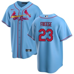 David Freese 23 Baseball team Alternate Men's Jersey - Light Blue