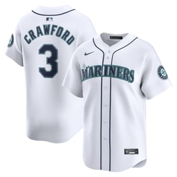 Men's Baseball team J.P. Crawford White Home Limited Player Jersey