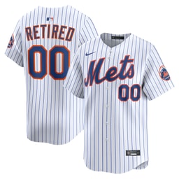 Men's Baseball team White Home Limited Pick-A-Player Retired Roster Jersey