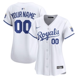 Women's Baseball team White Home Limited Custom Jersey