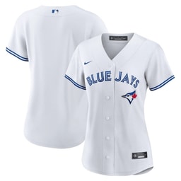 Baseball team Women Home Blank Jersey - White