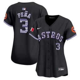 Jeremy Pena 3 Baseball team Mexico Women's Jersey - Black