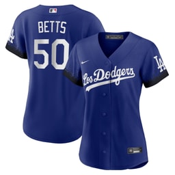 Women's Baseball team Mookie Betts Royal City Connect Player Jersey