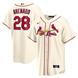 Men's Baseball team Nolan Arenado Cream Alternate Official Player Jersey