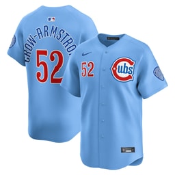 Pete Crow-Armstrong 52 Baseball team Limited Alternate 2 Men Jersey - Baby Blue