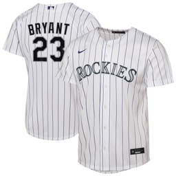 Youth Baseball team Kris Bryant Home Player Jersey, White