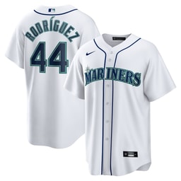 Men's Baseball team Julio Rodriguez Home Player Jersey, White