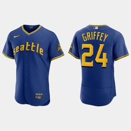 Ken Griffey Jr. 24 Baseball team 2023 City Connect Elite Jersey - Royal