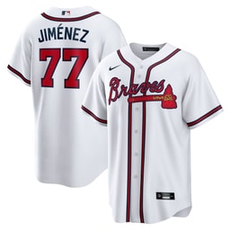 Men's Baseball team Joe Jim?nez White Home Player Jersey