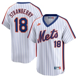 Men's Baseball team Darryl Strawberry Navy Throwback Cooperstown Limited Jersey