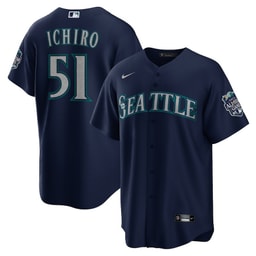 Ichiro Suzuki 51 Baseball team Alternate Men's Jersey - Navy