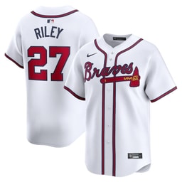 Austin Riley 27 Baseball team Home Limited Player Men's Jersey - White