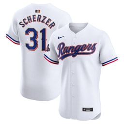 Men's Baseball team Max Scherzer 2024 Gold Collection Elite Player Jersey, White
