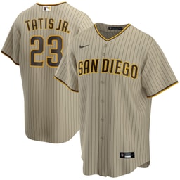 Men's Baseball team Fernando Tatis Jr. Tan Alternate Player Jersey