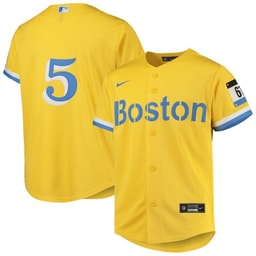 Enrique Hernandez 5 Baseball team Youth City Connect Jersey - Gold