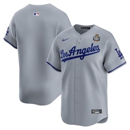 Baseball team 2024 World Series Road Limited Men's Jersey - Gray