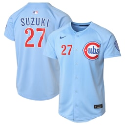 Youth Baseball team Seiya Suzuki Light Blue 2nd Alternate Limited Player Jersey