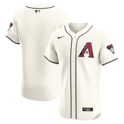 Men's Baseball team Cream Elite Jersey