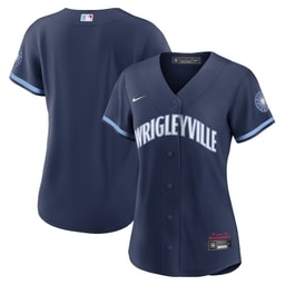 Baseball team Women's City Connect Jersey - Navy