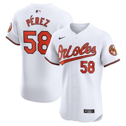Cionel Perez 58 Baseball team Home Elite Player Men's Jersey - White