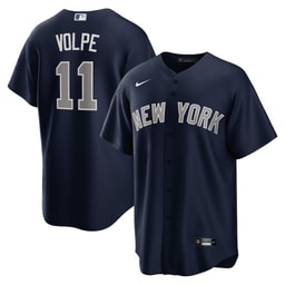 Anthony Volpe 11 Baseball team Alternate Men's Jersey - Navy