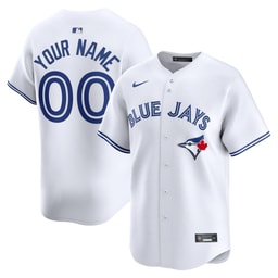 Youth Baseball team White Home Limited Custom Jersey