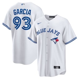 Yimi Garcia 93 Baseball team Home Jersey - White