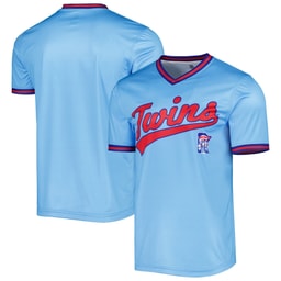 Men's Baseball team Cooperstown Collection Team Jersey, Light Blue Stitches