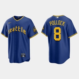 AJ Pollock 8 Baseball team 2023 City Connect Game Jersey - Royal