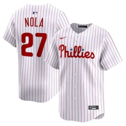 Aaron Nola 27 Baseball team Home Limited Player Men's Jersey - White