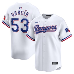 Men's Baseball team Adolis Garc?a White Home Limited Player Jersey