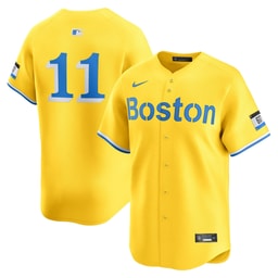 Men's Baseball team Rafael Devers Gold City Connect Limited Player Jersey