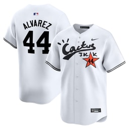 Yordan Alvarez 44 Baseball team Cactus Jack White Men's Jersey V2