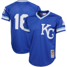 Men's Baseball team Bo Jackson Apparel brand Royal Cooperstown Collection Big & Tall Mesh Batting Practice Jersey