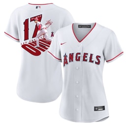 Baseball player 17 Baseball team Signed Number 2023 Home Player Women's Jersey - White