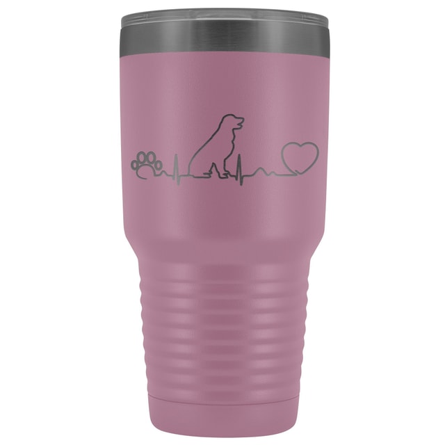 Dogs - Dog heartbeat 30oz Vacuum Tumbler