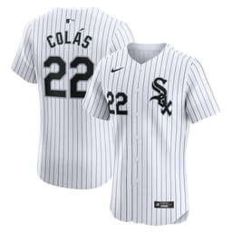 Oscar Colas 22 Baseball team Home Elite Player Men's Jersey - White