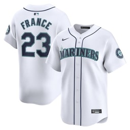 Ty France 23 Baseball team Home Limited Player Men's Jersey - White