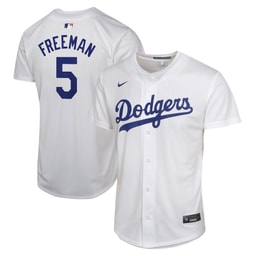 Freddie Freeman 5 Baseball team Home Game Player YOUTH Jersey - White