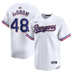 Jacob deGrom 48 Baseball team 2024 Gold Collection Limited Jersey - White