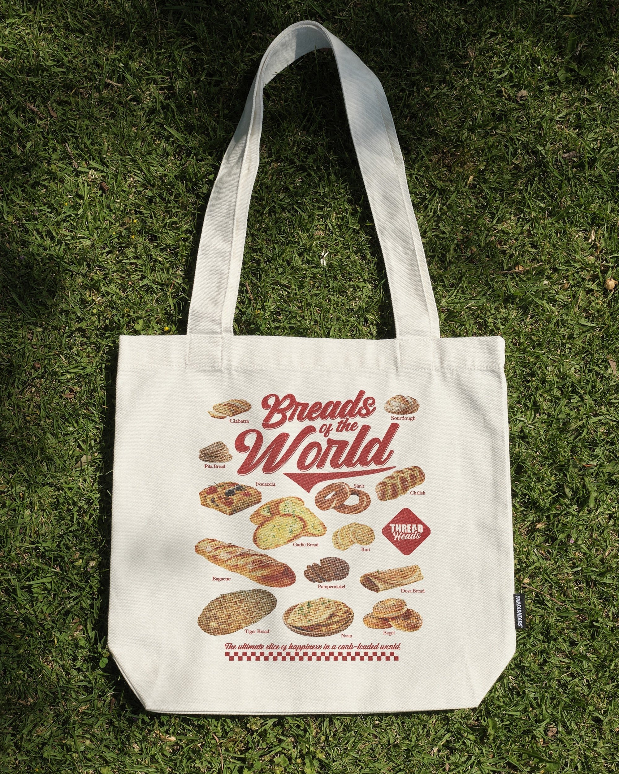 Breads of the World Tote Bag - Premium 100% Cotton Canvas