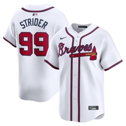 Spencer Strider 99 Baseball team Home Limited Player Men's Jersey - White