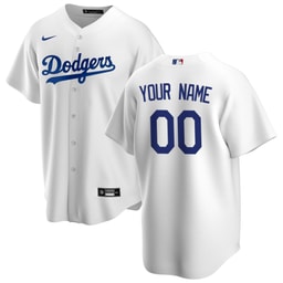 Men's Baseball team Home Custom Jersey, White