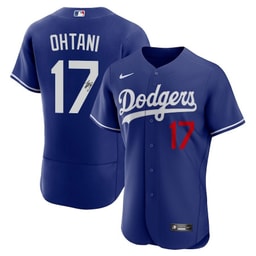 Baseball player 17 Signed Baseball team Alternate ELITE Jersey - Men's Royal Jersey
