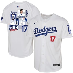 Baseball player 17 Baseball team Signed Welcome To The Sho Youth Home Jersey - White