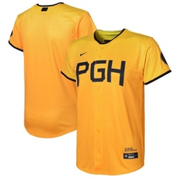 Baseball team 2023 City Connect Youth Jersey - Gold